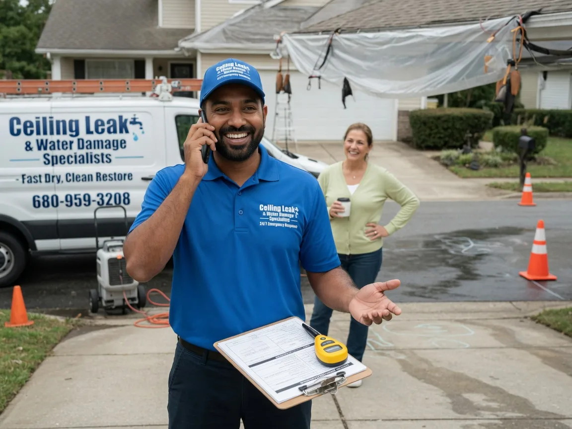 Ceiling Leak Cleanup Vernon, UT FAQs